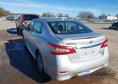 2013 Nissan Sentra Sr z USA, uszkodzony, nr VIN 3N1AB7APXDL680374